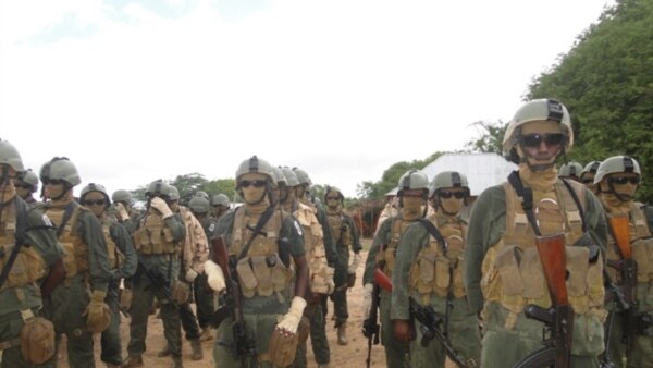 Gaashaan rapid reaction force. (Somalia Handout Photo)