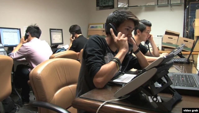 Organizations such as Asian Americans Advancing Justice-Los Angeles conducts telephone banks in several different languages to encourage people to register to vote and go to the polls.