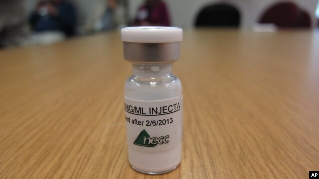 Lọ thuốc chích steroid do công ty New England Compounding Center bào chế