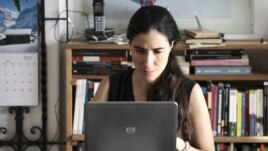 Bloguera Yoani Sánchez, una de las figuras del evento.