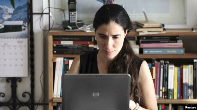 Bloguera Yoani Sánchez, una de las figuras del evento.