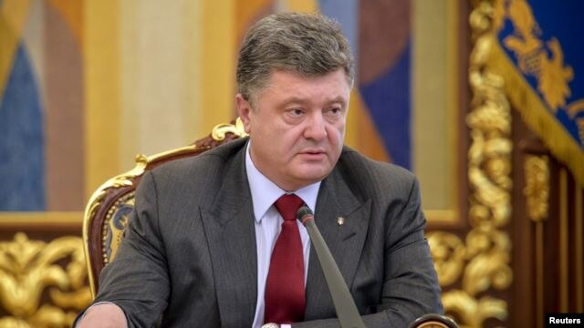 FILE - Ukrainian President Petro Poroshenko