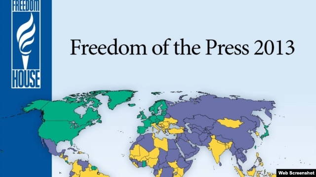 Phúc trình về Tự do Báo chí 2013 của Freedom House