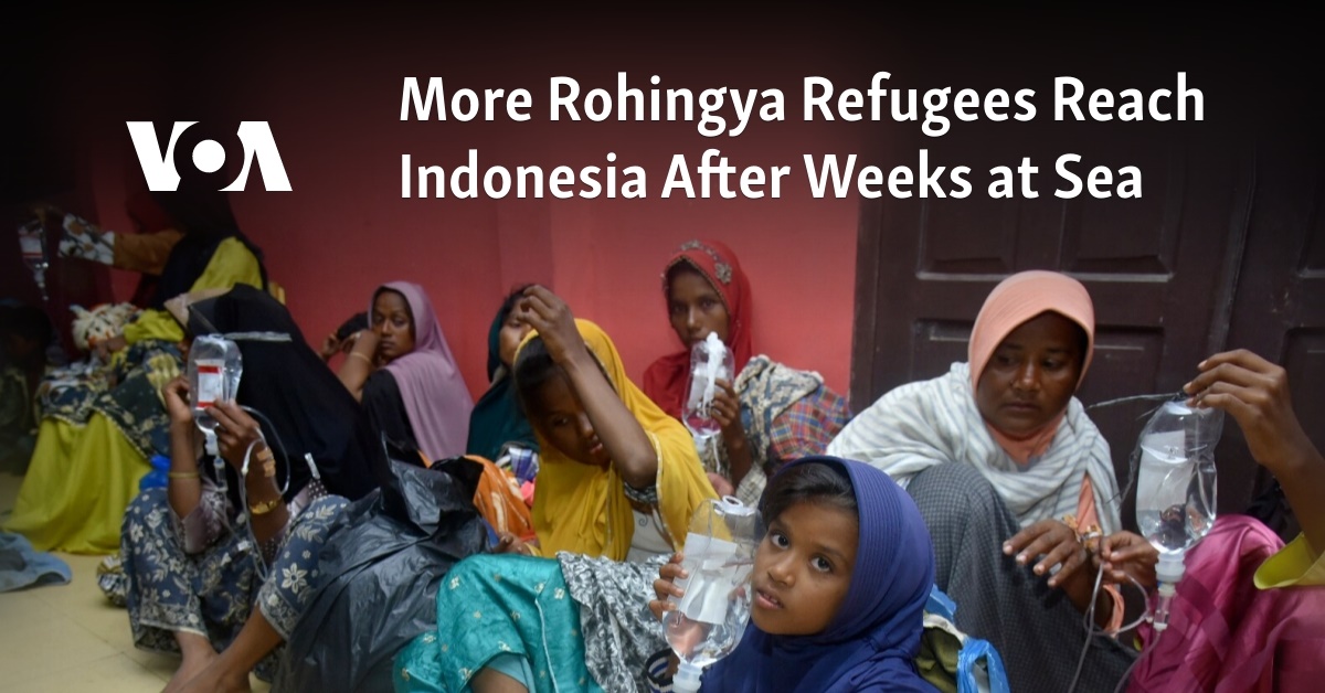 More Rohingya Refugees Reach Indonesia After Weeks At Sea