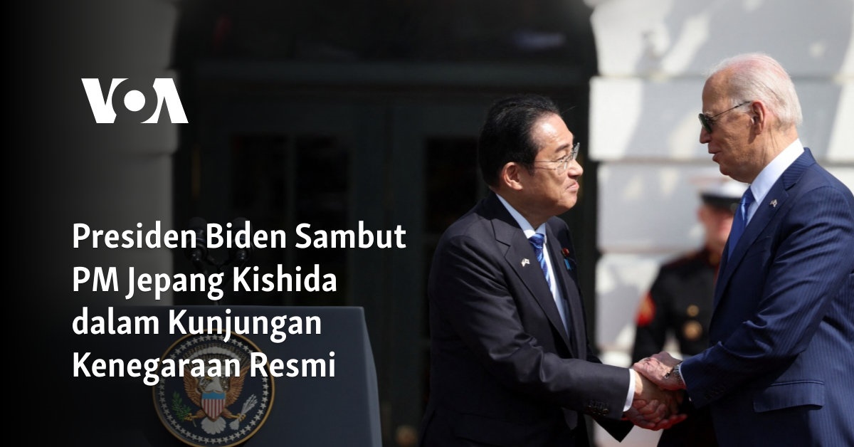 Presiden Biden Sambut Pm Jepang Kishida Dalam Kunjungan Kenegaraan Resmi