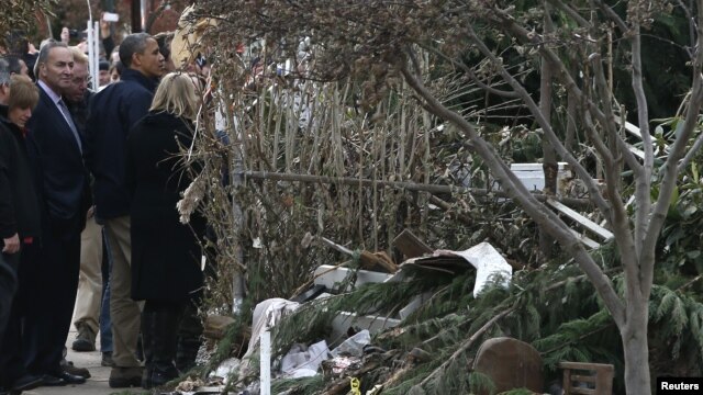 Presidente Barack Obama em Staten Island 