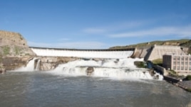 Many dams help control the flow of the Missouri River. This one is in Montana.