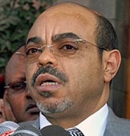 Ethiopian Prime Minister Meles Zenawi (file)