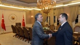 Predsednik Turske Abdulah Gul primio jeu Ankari premijera Srbije Ivicu Dačića i druge članove srpske delegacije koji su doputovali u dvodnevnu posetu Turskoj