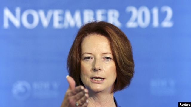 Thủ tướng Australia Julia Gillard.