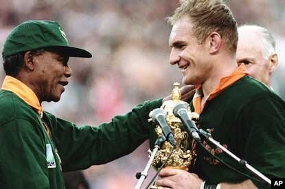 S. African Rugby Hero Reflects On Unlikely Friendship With Mandela