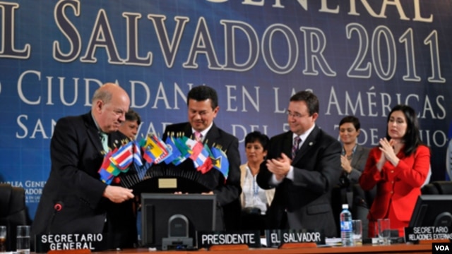 El secretario general de la OEA, José Miguel Insulza, destacó la consolidación de la democracia en la región.