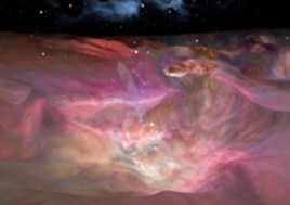 Abstract art found in the Orion Nebula