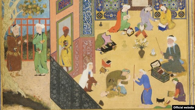 Sa'di and the Youth of Kashgar (Courtesy Arthur M. Sackler Gallery)