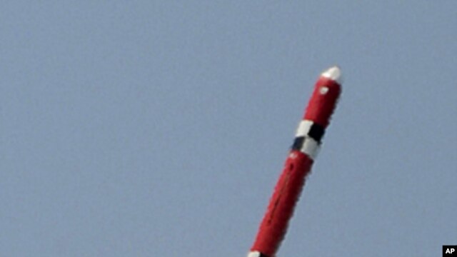 In an undated photo, the South Korean Defense Ministry shows the test-launch of a new South Korean ballistic missile at an undisclosed location in South Korea. South Korea unveiled new cruise missiles it says are capable of hitting any target in North Kor