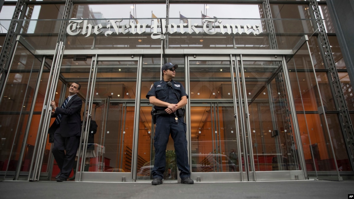 Editor del N.Y. Times advierte a Trump sobre ataques a la prensa