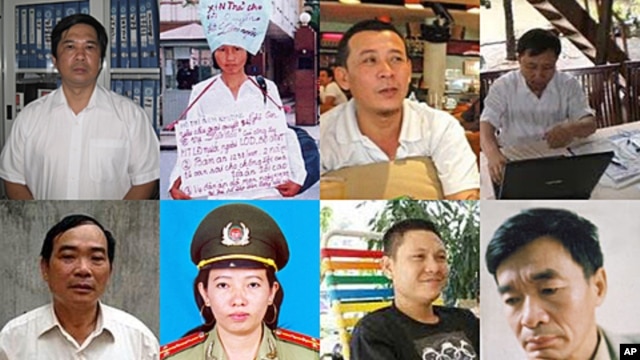 Eight Vietnamese writers are among 48 writers from 24 countries to receive the Hellman/Hammett award on Sept. 14, 2011 (courtesy of Human Rights Watch).