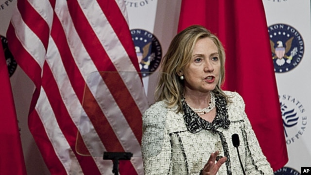 US Secretary of State Hillary Clinton (file photo)