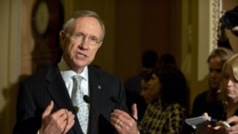 Lidè majorite demokrat nan Sena a, Harry Reid. Foto achiv
