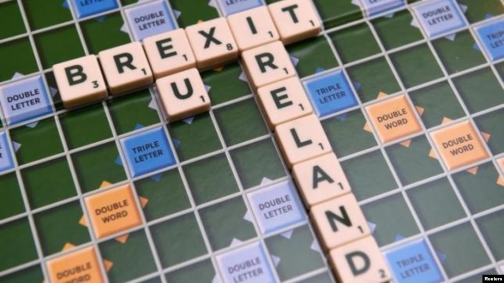 A scrabble board spells out Brexit in Dublin, Ireland on May 4 2016. (Reuters)