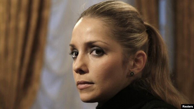 Yevhenia Carr, daughter of former Ukrainian former prime minister Yulia Tymoshenko, in Kyiv, October 13, 2011.