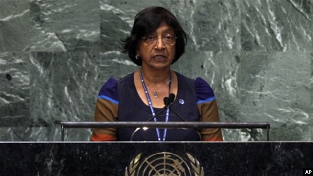 Cao ủy Nhân quyền Liên Hiệp Quốc Navi Pillay.