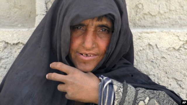 Ama Gullah, the mother of an Afghan National Army soldier killed two years ago in Qalat, Kandahar.