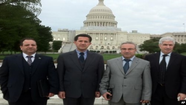 Welîd Şêxo, Kamiran Bêkes, Hekîm Beşar û Sadeddîn Mella li ber Kongresa Amerîkî ne