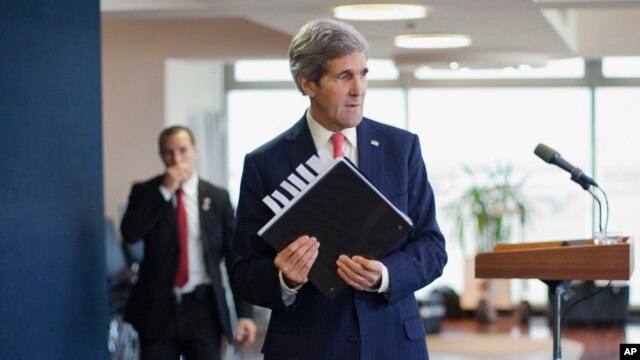 Ngoại trưởng Mỹ John Kerry.