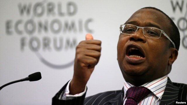 Mthuli Ncube, chief economist and vice president of the African Development Bank, speaks during session of the World Economic Forum on Africa, Cape Town, May 9, 2013.