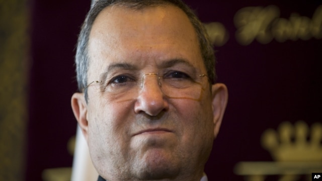 Israeli Defense Minister Ehud Barak, September 8, 2012.