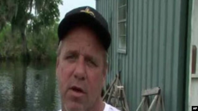 Louis McAnespy is a third-generation commercial fishermen from Louisiana who fears he will lose his livelihood due to the fishing ban imposed after last week's oil spill in the Gulf of Mexico (file photo)