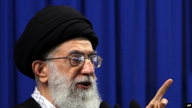 Shugaban addinin kasar Iran kennan, Ayatollah Ali Khamenei. (AP photo/Hasan Sarbakhshian/file)