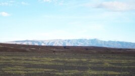 The massive clean power project will be driven by a wind phenomenon called the Turkana Jet Stream, which results in wind diverting off Mount Kulal, which can be seen on the horizon in this photograph [Photo: LTWP]