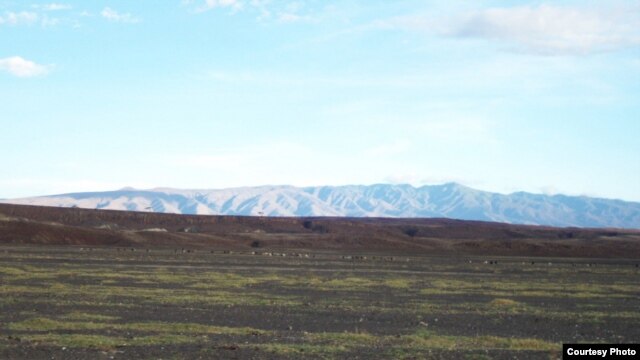 The massive clean power project will be driven by a wind phenomenon called the Turkana Jet Stream, which results in wind diverting off Mount Kulal, which can be seen on the horizon in this photograph [Photo: LTWP]
