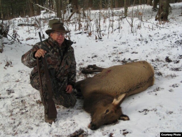 Gerald Stoudemire poses with an elk harvested in Pennsylvania a couple of years ago. He’s president of Gun Owners of South Carolina, a gun rights group.