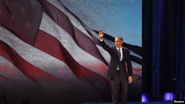 Le président Obama à Chicago après sa victoire