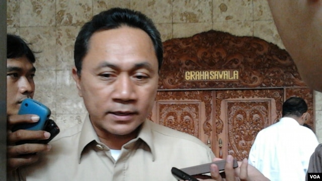 Menteri Kehutanan Zulkifli Hasan. (VOA/Iris Gera)