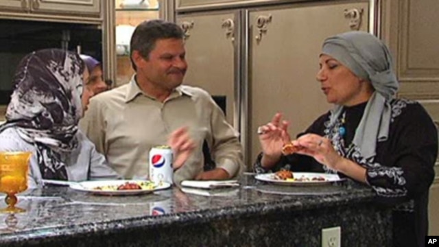 American Muslims in the Washington DC area gather for Iftar.