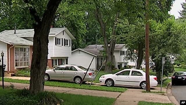 A residential section of Annandale, Virginia