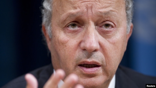 French Foreign Minister Laurent Fabius (file photo)