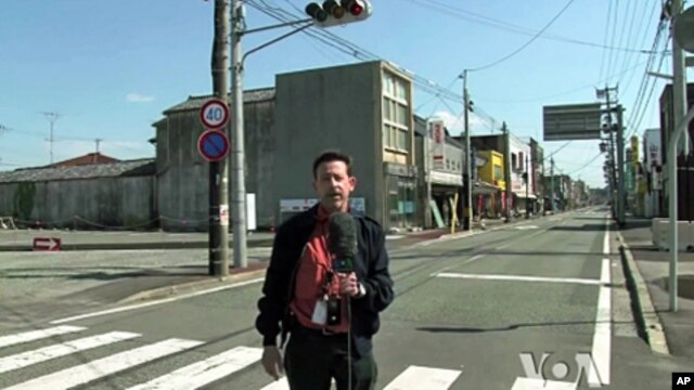 Steve Herman reporting in Namie, near the Fukushima Daiichi nuclear power plant.
