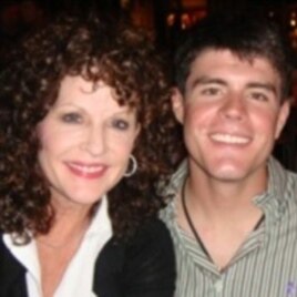 Becky Whetstone (left) with her son, US Marine Lance Corporal Benjamin Whetstone Schmidt, who died in October 2011.