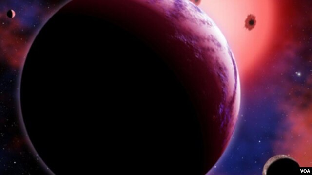 El novedoso planeta gaseoso orbita alrededor de cuatro soles.