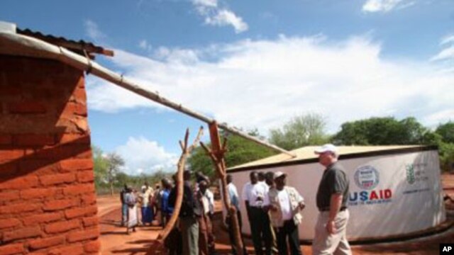 USAID-supported relief program is providing installations of water catchment structures to assist with drought situation.