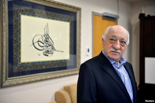 FILE - U.S.-based cleric Fethullah Gulen at his home in Saylorsburg, Pa., July 29, 2016.