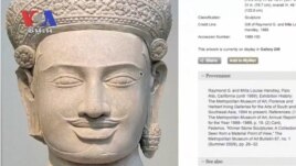 Cambodian officials say they are considering asking US museums for the return of their stolen objects.