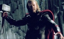 Thor (Chris Hemsworth) in THOR, from Paramount Pictures and Marvel Entertainment.
