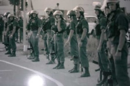 The museum also draws attention to abuses perpetrated by South African security forces during the apartheid era