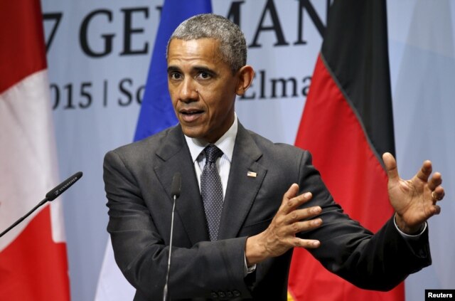 Tổng thống Barack Obama tại cuộc họp thượng đỉnh G7.